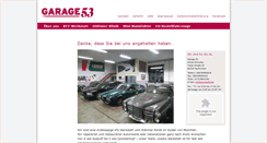 Desktop Screenshot of garage53.de